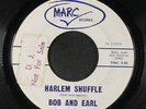 BOB & EARL: Harlem Shuffle / I'll Keep Running Back 45 (dj tol) Soul