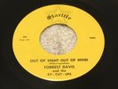 BLUEGRASS 45 FORREST DAVIS Out Of Sight Out Of Mind STARLITE LABEL 5808 NM