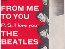 BEATLES From Me To You  Sweden 45 RED VARIANT ps swedish LISTEN
