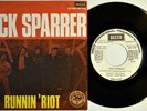 COCK SPARRER – Runnin' Riot • 45 Spain PROMO •  – N.MINT * 1979 W/Label PUNK Oi