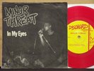 MINOR THREAT - IN MY EYES 7'' EP RARE 1ST PRESS RED WAX DC PUNK,  NO INSERT, KBD