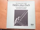 Heifetz Plays Bach Unaccompanied Sonatas & Partitas UK RCA SER5669/71 VG++ lp