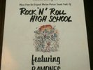RAMONES - Rock 'N' Roll High School RADIO SAMPLER - SIRE US 1979 PROMO Only