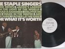 STAPLE SINGERS For What It’s Worth LP 1967 MONO PROMO