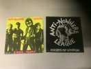 ANTI- NOWHERE LEAGUE....2.RARE UK FIRST ISSUE PICTURE SLEEVE SINGLES.. EX  CON