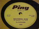 Rare Doo wop indie 78 PING 1000 The DeBonairs 