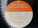 Lucille Ball / Bob Hope Star Interview Fancy Pants Paramount Radio Transcription