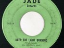 REV. SOLOMON KING Keep the Light Burning Jade Black Gospel 45 HEAR