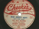 DOOWOP R&B 78 -BOBBY LESTER & MOONLIGHTERS - SHOO DOO - HEAR - 1954 DJ CHECKER