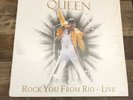 Queen Rock You From Rio Live Lp 70s Rock Nm Brian May