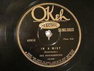 JAZZ BIX BEIDERBECKE In A Mist / Wringin' An' Twistin' OKEH 40916 FIRST PRESSING