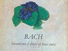 RARE CLASSIC LP CICCOLINI BACH INVENTIONS A 2 ET 3 VOIX OG FR COLUMBIA SAXF 978