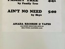 Family Tree / Skye - Family Tree / Ain't No Need - rare 2002 disco re-issue 12