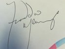 QUEEN FULLY SIGNED VINYL ALBUM . A NIGHT AT THE OPERA . IN VERY GOOD CONDITION .