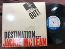 JACKIE McLEAN DESTINATION OUT BLUE NOTE LIBERTY BST 84165 RVG STEREO US LP