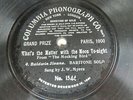 J. W. Myers - COLUMBIA 1544 - What's The Matter With The Moon - 7 Inch Disc