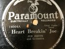 Joe Smith & Eubie Blake 78 African Rag / Heart Breakin' Joe on Paramount VG++