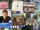 record collection x21 the beatles; deep purple; elvis; the angles; blondie;