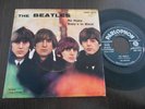 RARE SP THE BEATLES 45 RPM ITALY QMSP 16370 NO REPLY GREEN LABEL FIRST EDITION 6