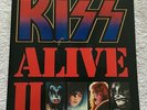 KISS Alive II Promo label Promotional 2LP inserts booklet tattoos Aucoin Promo