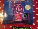 MEGADETH RARE HANGAR 18 PLUS ORIG. CLOTH BADGE & NO MORE MR.NICE GUY SINGLES 7
