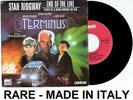 JOHNNY HALLYDAY STAN RIDGWAY TERMINUS END OF THE LINE 45 T VINYL ITALIEN ITALY