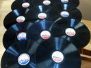 ELEVEN V-DISC MILITARY PHONOGRAPH RECORDS 78RPM BILLIE HOLIDAY, CROSBY, & MORE