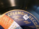 SIGNED 1915 PABLO CASALS CELLO Bach AIR ON The C STRING/ Liszt Liebestraum 78