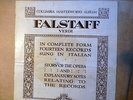 1932 compl FALSTAFF Rimini Tassinari Venturini Baccaloni MOLAJOLI La Scala MIlan