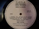 Deep Purple Made In Europe Promo Chile 1976  White Label  Hard To Find