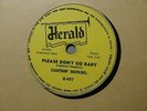LIGHTNIN HOPKINS - Remember Me / Please Don't Go Baby - 1957 HERALD Blues 78