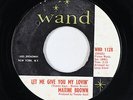 Northern Soul 45 - Maxine Brown - Let Me Give You My Lovin' - Wand - mp3