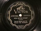 JAZZ BENNIE MOTEN KC ORCH New Moten Stomp / Bouncin' Round VICTOR 23030