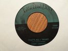FASCINATION 45 RECORD/JIMMY CARROLL/BIG GREEN CAR/THAT'S ALL I WANT/ROCKABILLY