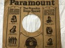 Original Paramount 78 rpm record sleeve - picturing Ma Rainey, Ida Cox, etc.