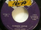 ROLAND JAMES 45 Patriotic Guitar / Guitarville JUDD rock n roll Instr.   JF 588