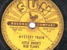 78-BLUES-LITTLE JUNIOR'S BLUE FLAMES-MYSTERY TRAIN/LOVE MY BABY on SUN-RARE