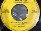 ANDY AND CLYDE - Never Be A Slave, Rio R62, 1965 ska 7