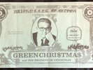 Stan Freberg, Capitol 4097, Green Christmas, Promo dollar bill & Press release