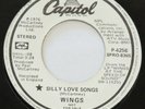 WINGS Silly Love Songs CAPITOL 45 promo long/short DJ NM Paul McCartney