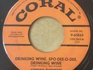JOHNNY BURNETTE DRINKING WINE SPO-DEE-O-DEE / BUTTERFINGERS   ROCKABILLY