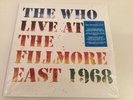 THE WHO LIVE AT THE FILLMORE EAST 1968 2018 POLYDOR 3 VINYL LP  New