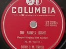 1953 Slide-Gospel/Blues 78 SISTER O.M. TERRELL ?The Bible's Right  *HEAR