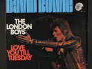 DAVID BOWIE: The London Boys / Love You Till Tuesday 45 (UK, PS, sl cw, tag res