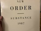 New Order Substance LP Embossed Cover (Joy Division, Smiths, Interpol, Oasis)
