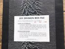 Joy Division Unknown Pleasure 3 Vinyl LP Box File 1981 Ltd Edition 852 of 1000