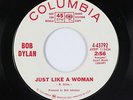 Folk Rock 45 - Bob Dylan - Just Like A Woman - Columbia - mp3 - promo
