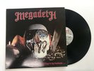 MEGADETH-KILLING IS MY BUSINESS-3rd LIGHT GRAY CAMO LABEL-VINYL 9.0, SLEEVE 8.5