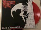 Burstin Out - Hell Commands... LP, Rotes Vinyl mit Patch