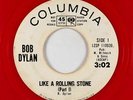 Folk Rock 45 - Bob Dylan - Like A Rolling Stone - Columbia - mp3 red wax promo
